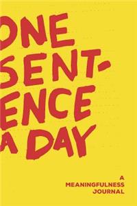 One Sentence a Day