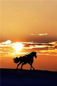 Awesome Horse at Sunrise Journal