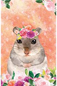 Bullet Journal for Animal Lovers Hamster in Flowers