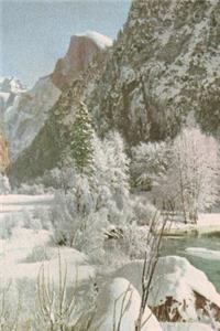 Mountains Winter Snowstorm Christmas Beauty Vintage Photo Journal
