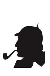 Sherlock Holmes Composition Book College Rule 7.44x 9.69