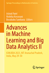 Advances in Machine Learning and Big Data Analytics II