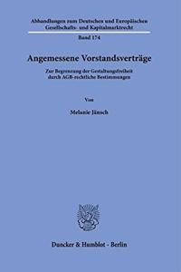 Angemessene Vorstandsvertrage