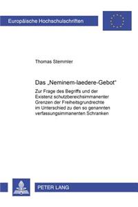 Das Neminem-laedere-Gebot