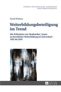 Weiterbildungsbeteiligung Im Trend