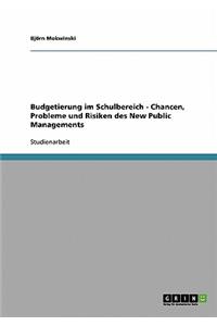 Budgetierung im Schulbereich - Chancen, Probleme und Risiken des New Public Managements