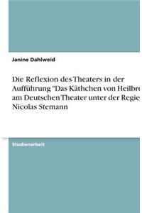 Die Reflexion des Theaters in der Aufführung 