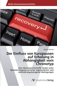 Einfluss von Kurzpausen auf Erholung in Abhängigkeit vom Chronotyp