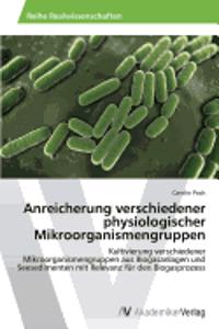 Anreicherung verschiedener physiologischer Mikroorganismengruppen