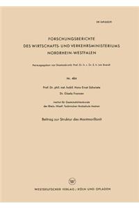 Beitrag zur Struktur des Montmorillonit