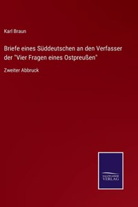 Briefe eines Süddeutschen an den Verfasser der 