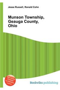 Munson Township, Geauga County, Ohio