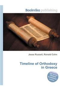 Timeline of Orthodoxy in Greece