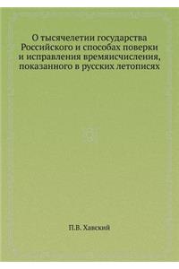 О тысячелетии государства Российского и