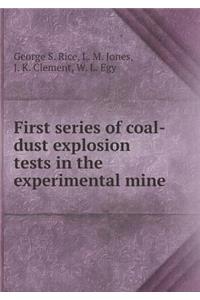 First Series of Coal-Dust Explosion Tests in the Experimental Mine