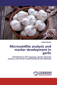 Microsatellite analysis and marker development in garlic