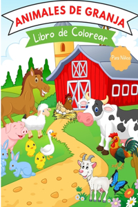 Libro de colorear de animales de granja