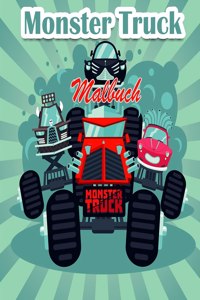 Monstertruck-Malbuch für Kinder