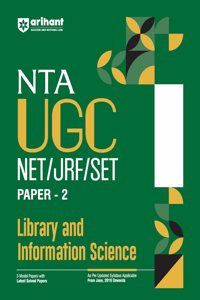 Arihant NTA UGC NET/ JRF/ SET PAPER-2 Library and Information Science | As per updated syllabus | 3 Model Papers with latest solved papers