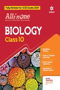All In One Class 10th Biology for ICSE Exam 2024