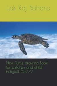 New Turtle drawing Book for children and child buttyfull (2)///