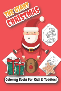 Giant Christmas Coloring Books For Kids & Toddlers