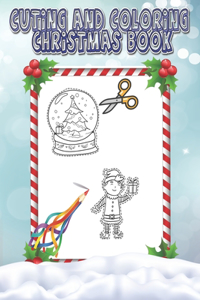 cuting and coloring christmas book