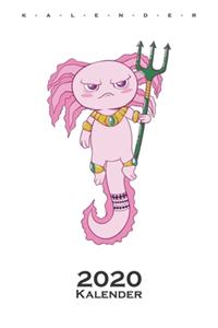 Monster mit Dreizack Kalender 2020