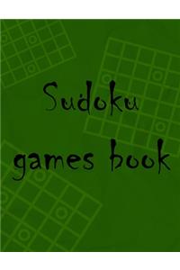 Sudoku games book