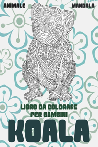 Libro da colorare per bambini - Mandala - Animale - Koala