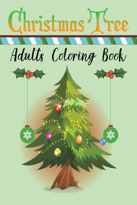 Christmas Tree Adults Coloring Book