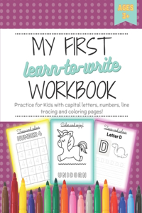 My First Learn To Write Workbook