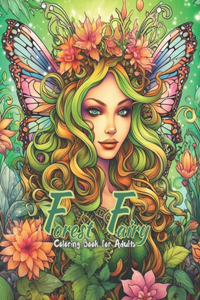 Forest Fairy Coloring Book