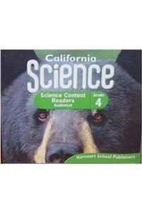 Harcourt School Publishers Science: Sci Cntnt Rdr Audio CD Coll 4 Sci 08