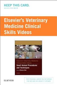 Cote's Veterinary Medicine Clinical Skills Videos (Access Card)