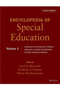 Encyclopedia of Special Education, Volume 4