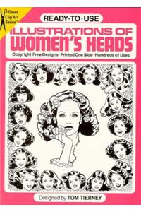 Ready-To-Use Illustrations of Women's Heads