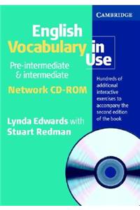 English Vocabulary in Use Pre-Intermediate and Intermediate Network CD ROM