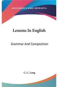 Lessons In English