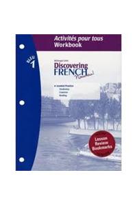 Discovering French Nouveau: Lesson Review Bookmarks Bleu Level 1
