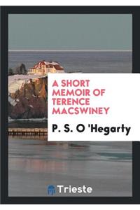 A Short Memoir of Terence Macswiney
