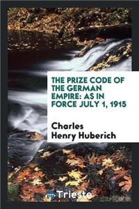 Prize Code of the German Empire
