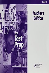 Steck-Vaughn Test Best: Teacher's Guide Cover (Level D) 1999