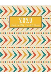 2020 Pixel Monthly and Weekly Planner