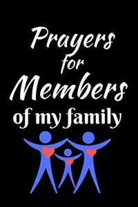 Prayers For Members of My Family