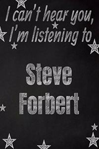 I can't hear you, I'm listening to Steve Forbert creative writing lined notebook