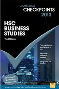 Cambridge Checkpoints HSC Business Studies 2013