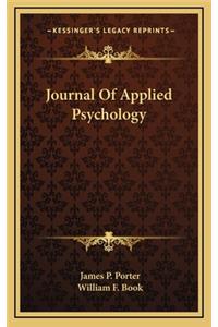 Journal of Applied Psychology