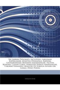 Articles on Sri Lankan Diplomats, Including