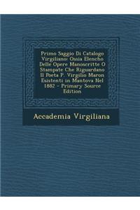 Primo Saggio Di Catalogo Virgiliano